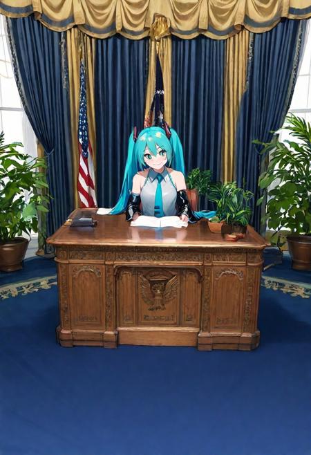 Resolute Desk / Oval Office (Illustrious ver) Epoch 15