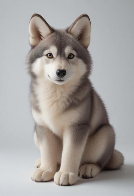 masterpiece, cute wolf, made of butterflyStyle