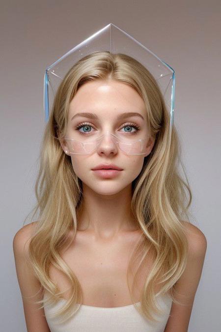 jolie femme de 20 ans aux cheveux blonds courts, son visage est si beau, corps mince, body moulant transparent, lumière volumétrique, vaisseau spatial en arrière-plan