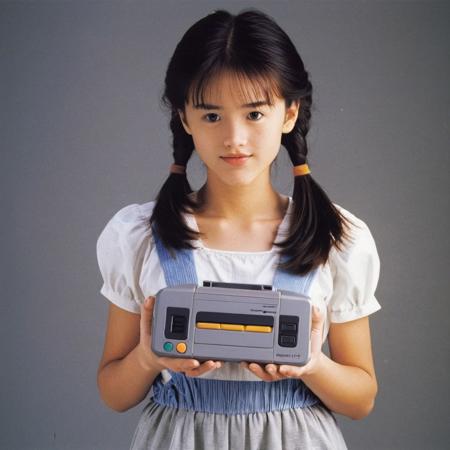 super famicom, 1980s (style), 1girl