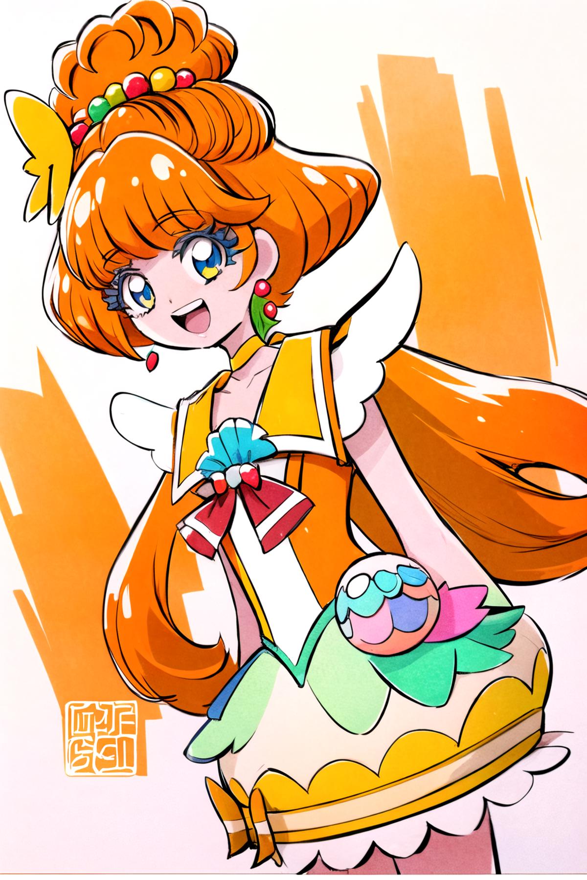 Cure Papaya (Tropical-Rouge! Pretty Cure) トロピカル～ジュ！プリキュア キュアパパイア image by UnknownNo3