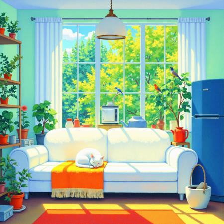 油画-温馨小屋（Oil Painting-Cozy Cottage）-HXZ v1.0