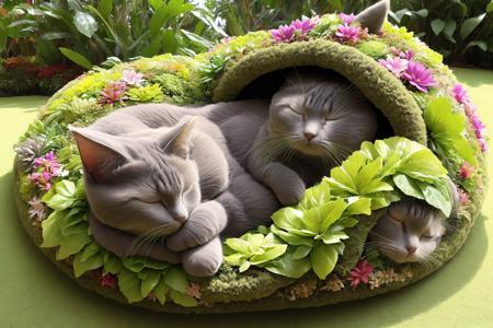 plant_style,  cat sleeping<lora:PlantStyle:1:ALL> ,masterpiece, best quality