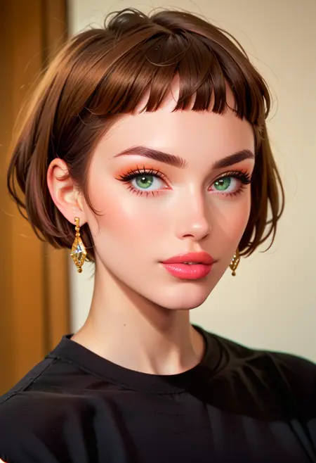 Microbangs - Small , Blunt Bangs