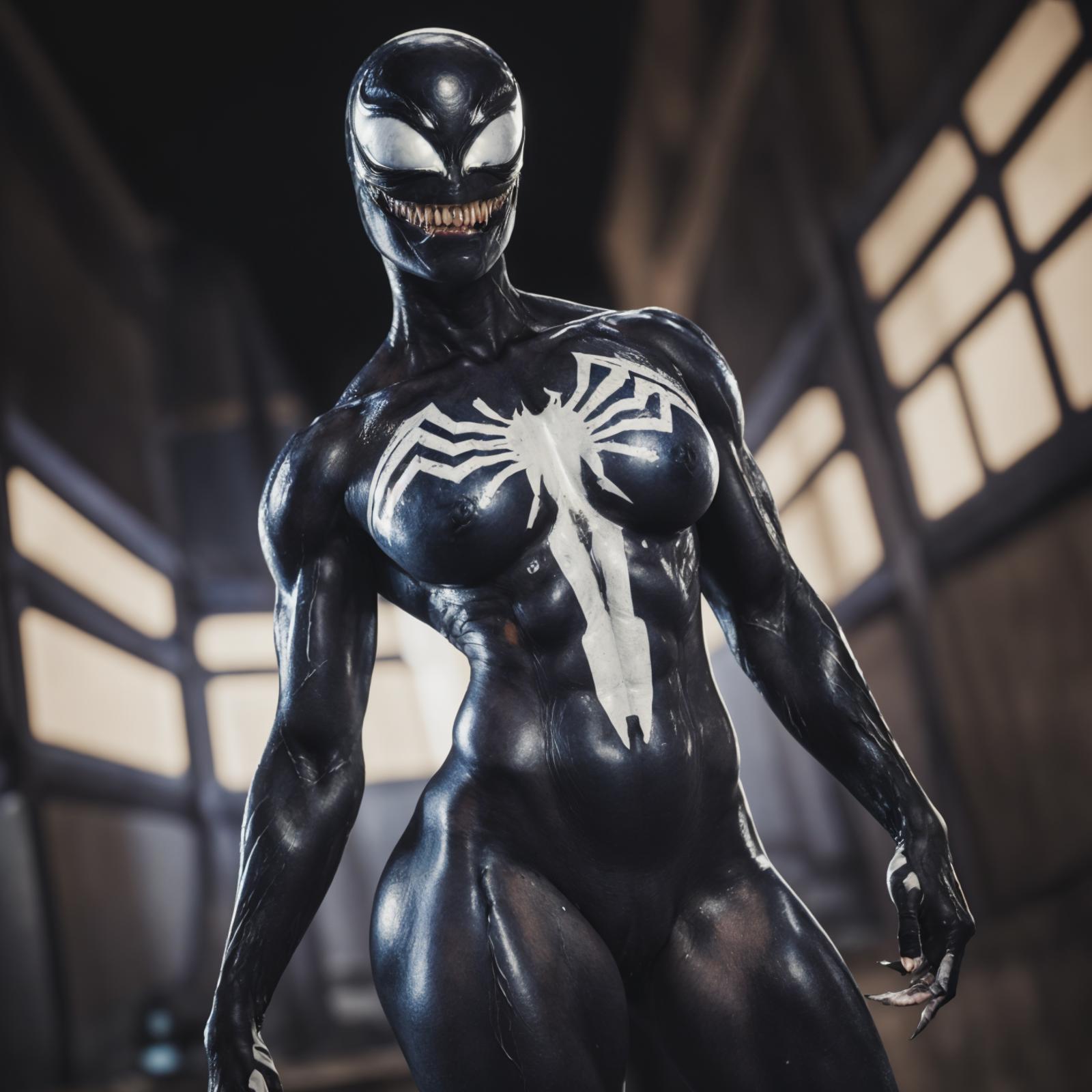 Symbiote / She-Venom LoRA image by Electroverted