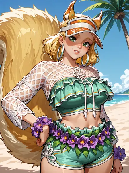 Sunshine Squirrel Girl (alternative costume / skin) | Marvel Rivals | PonyGirl's Models