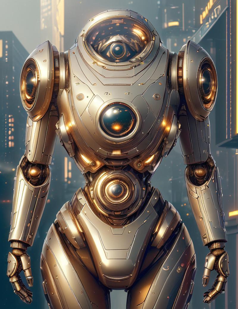 Golden Tech - World Morph image by DonMischo