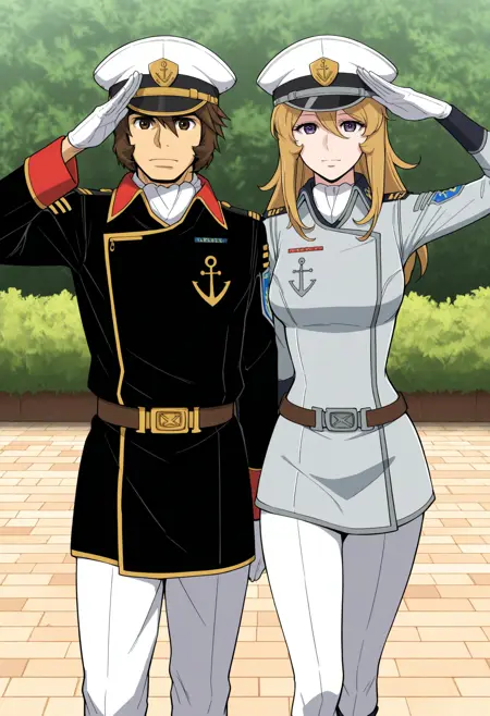 Susumu Kodai & Yuki Mori/古代進と森雪 - Space Battleship Yamato | Illus Couple - Commission