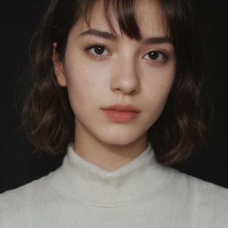 one pretty girl, European girl, hot girl, solo, crimped waves, blunt bangs, black fringe hair, French hair, cute French girl, cute Italian girl, prefect face, makeup, big tits, cleavage, film grain, fluffy short hair, beautiful shadow, low key, freckles, choker, portrait, grain, retro filter, close up, album cover, epiCPhoto, <lora:pytorch_lora_weights:0.5>, <lora:breastsizeslideroffset:0.2>, <lora:picxer_real:0.7>, <lora:InstantPhotoX3:0.3>, <lora:more_details:0.6>