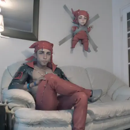 Kid Taped to Wall Meme | Concept LoRA