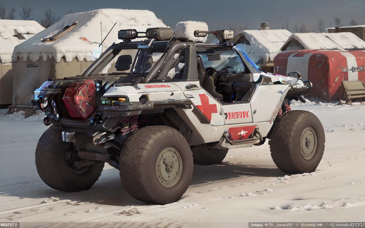 AMG Transport Dynamics "Warthog" M12 Light Reconnaissance Vehicle (Halo) image by ehowton