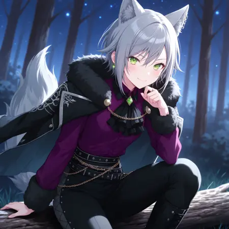 Wolf's Dark Cloak (Hinomori Shiho) / Project SEKAI