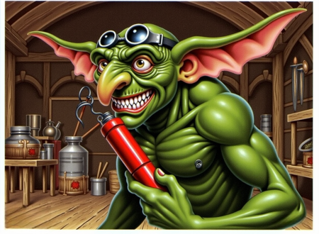 Fantasy Cart Art Flux - Goblins v1