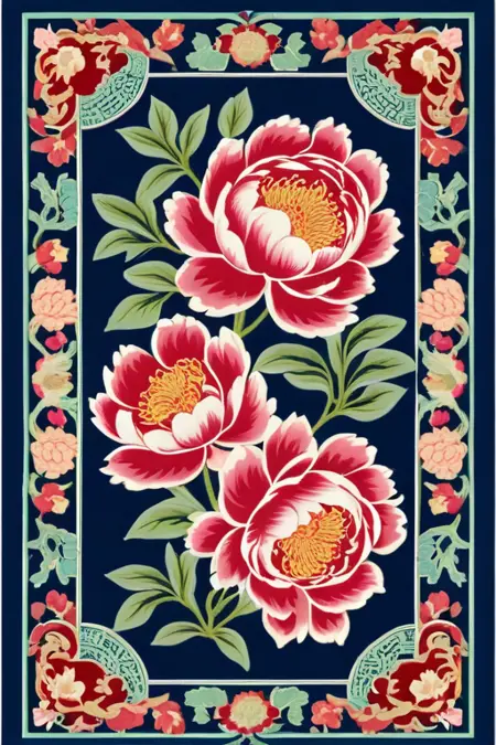 中国传统花纹图案Traditional Chinese floral patterns