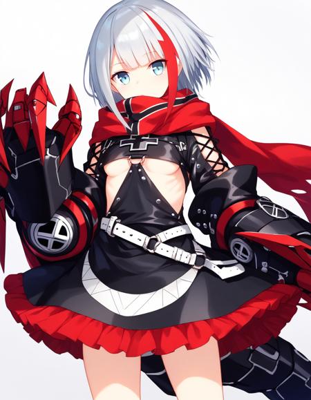 admiral graf spee \(azur lane\) mechanical arms formal  school uniform casual