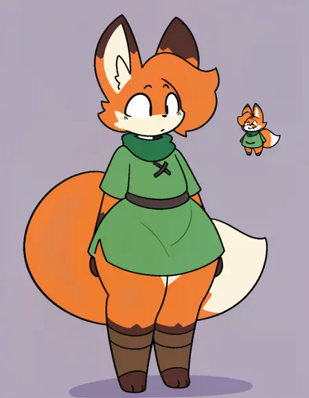 Nonbinary bunny artist style for IL