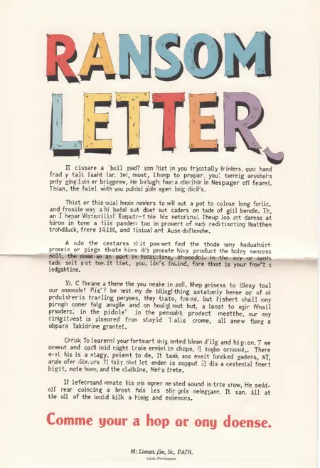 Ransom Letters