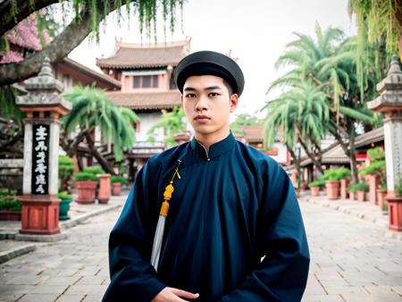 Ao Dai for Man - Vietnamese Traditional Man Dress - AIEasyPic