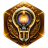 Gold Concept Badge