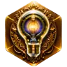 Gold Concept Badge