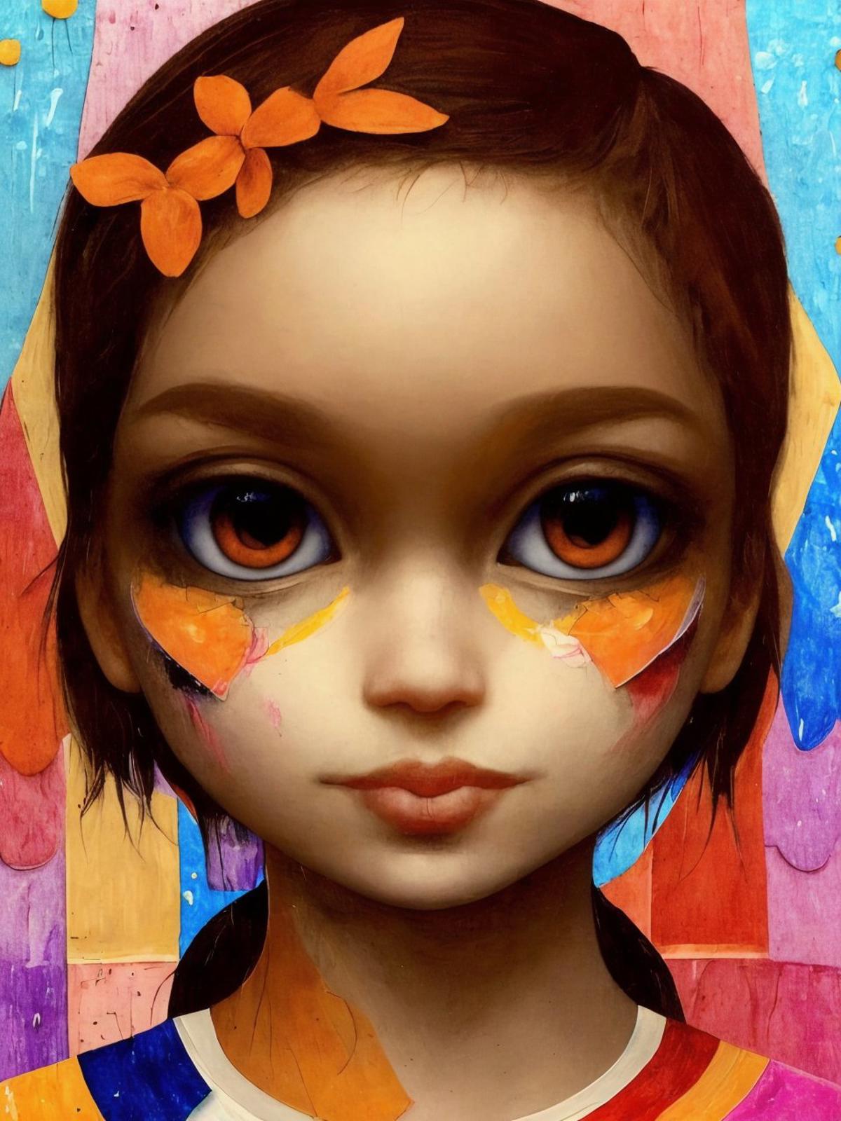 Big Eyes (Margaret Keane artstyle) image by ainow