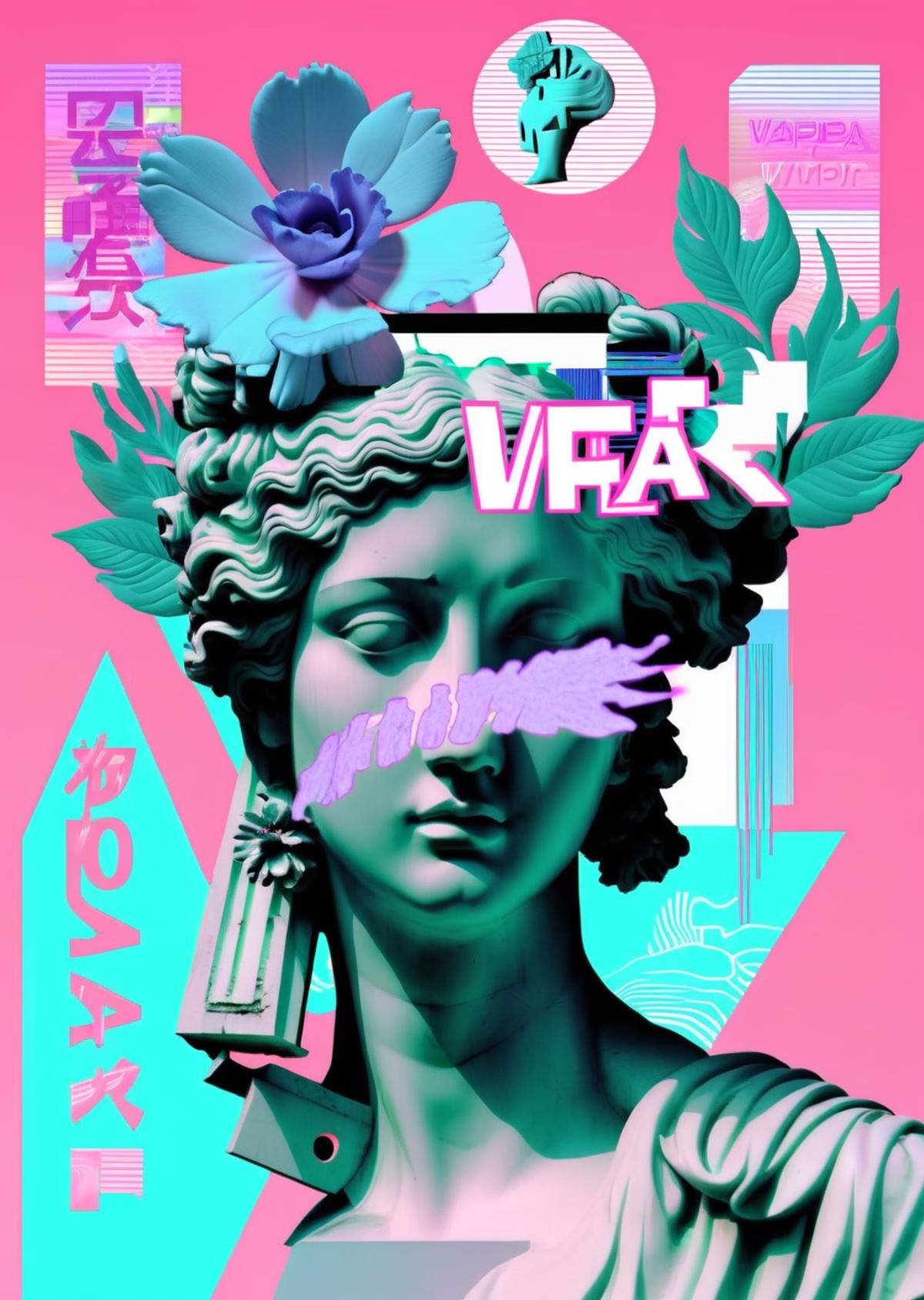 Vaporwave Graphic image by Ciro_Negrogni