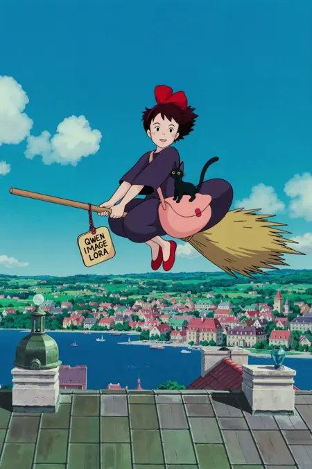 Ghibli style (Kiki's Delivery Service)
