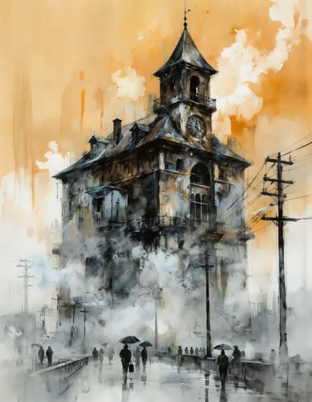 Watercolor painting
