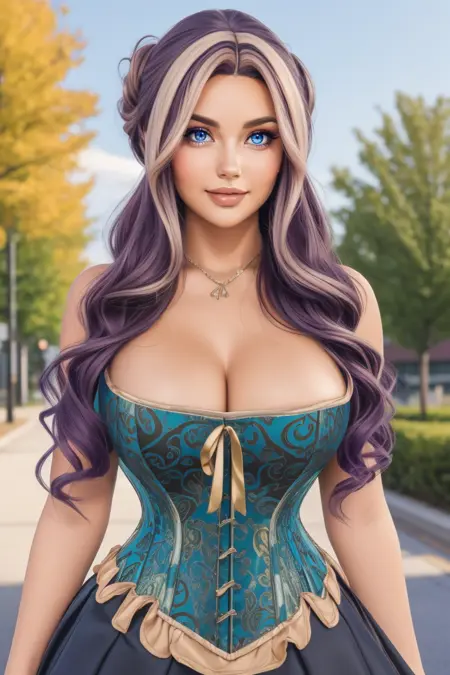 🪮Hair Flair Collection🪮 - Purple Two Toned Hairstyle