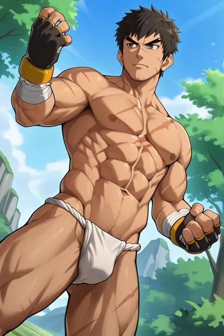 Male Grappler - DNF Duel