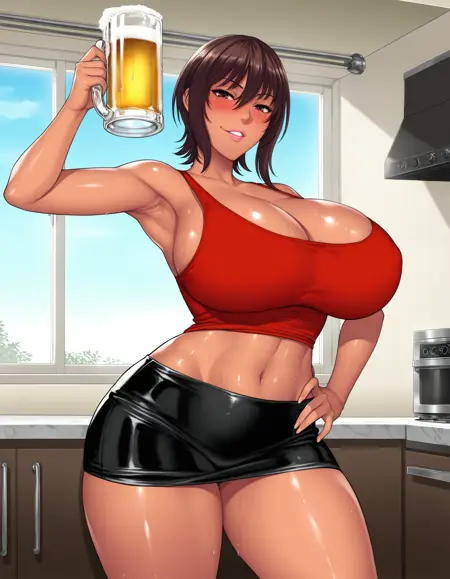 Shiori Nishimura (Hentai: Kaa-chan no Tomodachi ni Shikotteru Tokoro Mirareta) NoobAI-XL (V-pred / Epsilon)