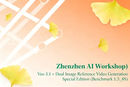 (Zhenzhen AI Workshop) Veo 3.1 + Dual Image Reference Video Generation Special Edition (Benchmark 1.5_8S)