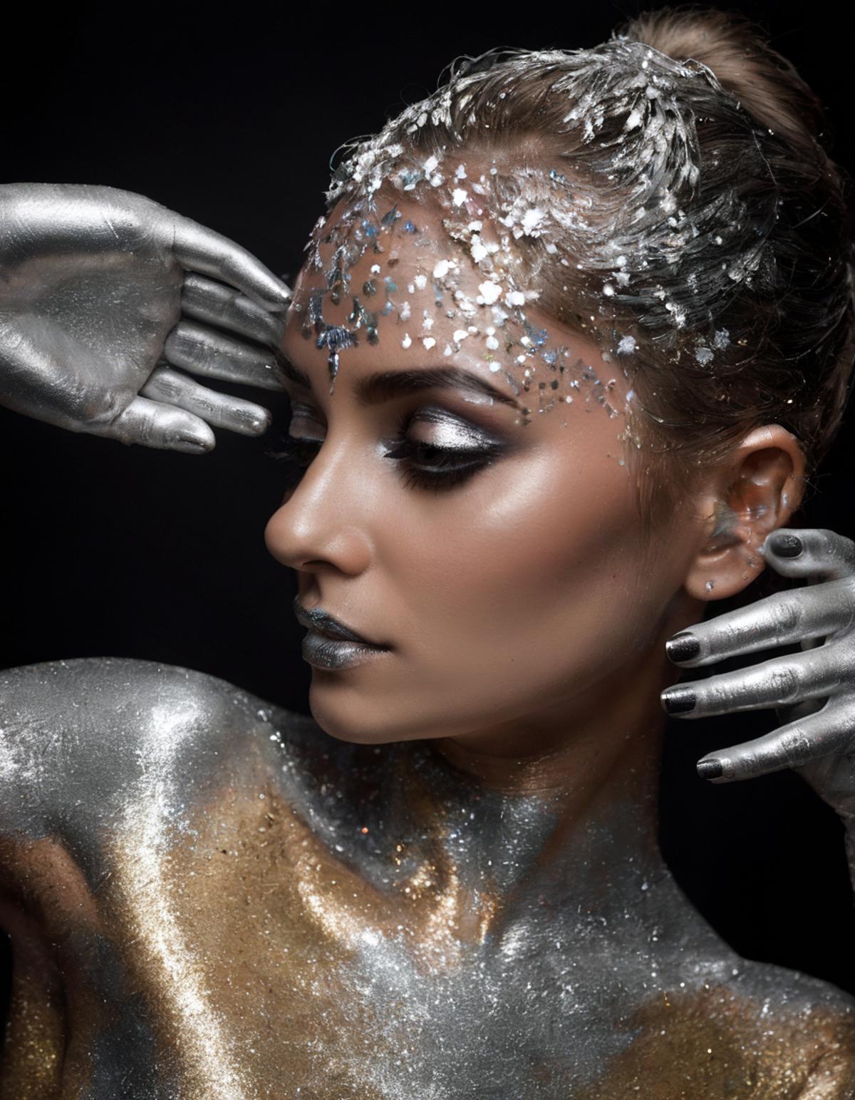 Glitter Body Paint SDXL Style LoRA image by getphat