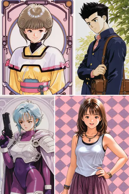 [illustrious XL] Katsura Masakazu/桂正和 《VideoGirl》/电影少女、《I"s》、《D.N.A2》 天野爱/苇月伊织/葵加林- Artist Style