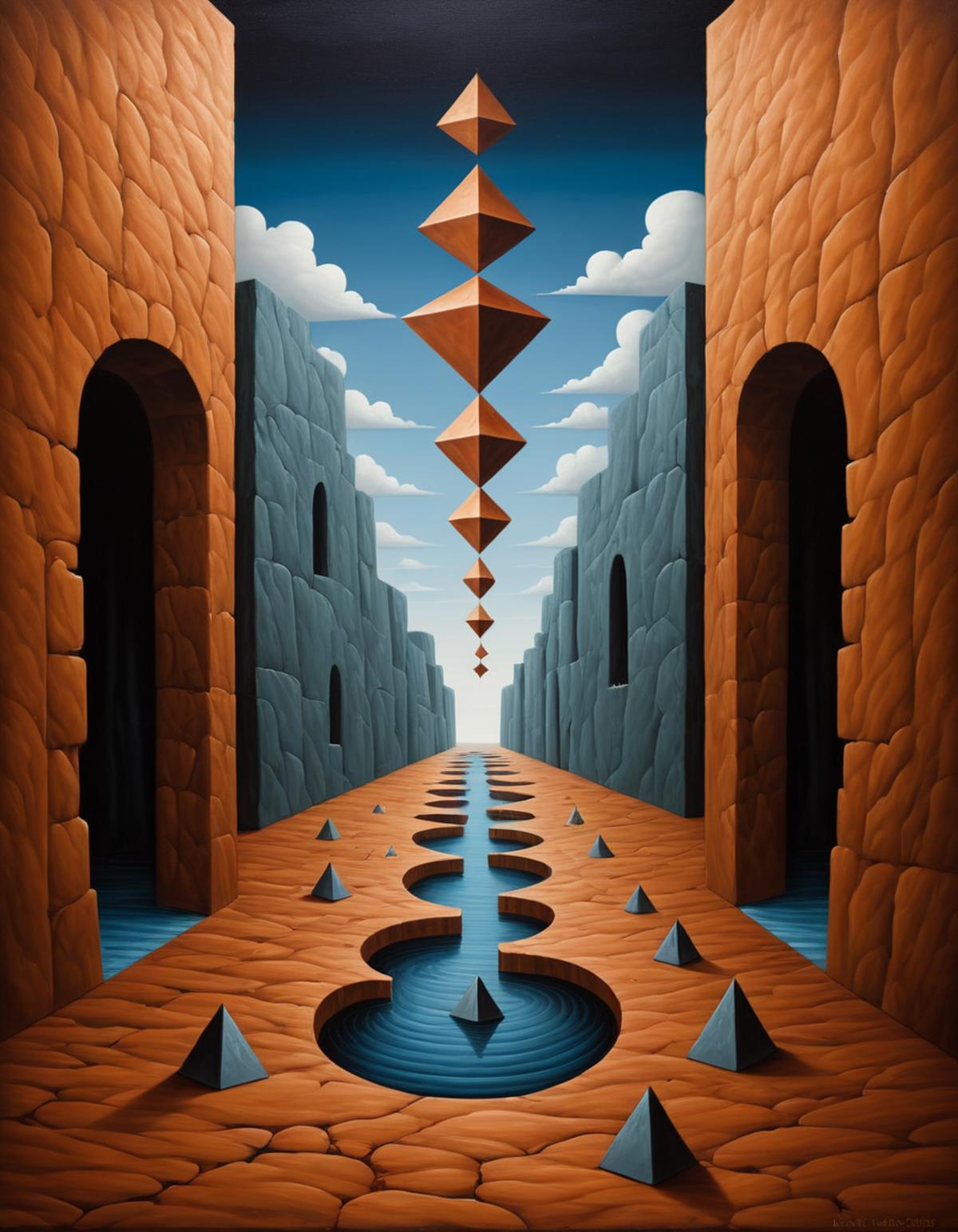 FF Style: Rafal Olbinski | Surrealist image by idle