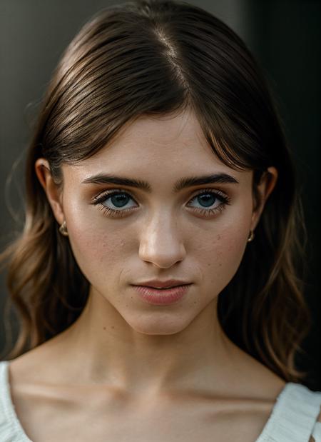 RAW photo, skswoman, (high detailed skin:1.2), 8k uhd, dslr, soft lighting, high quality, film grain, Fujifilm XT3, <lyco:Natalia Dyer:1.1>