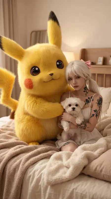 Hug Pikachu