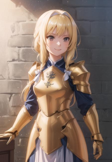 Alice_Zuberg Alice_Zuberg, golden armor