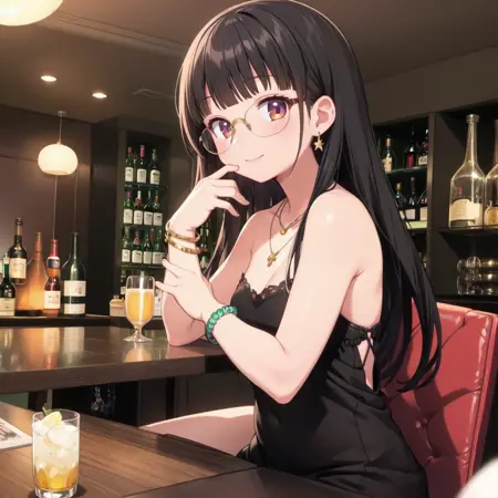 ホステスと呼ばれる女性従業員が客をもてなす飲食店 C SD15
