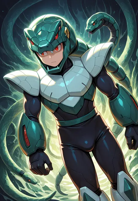 DWN-022 Snake Man - Megaman 3 - ILXL