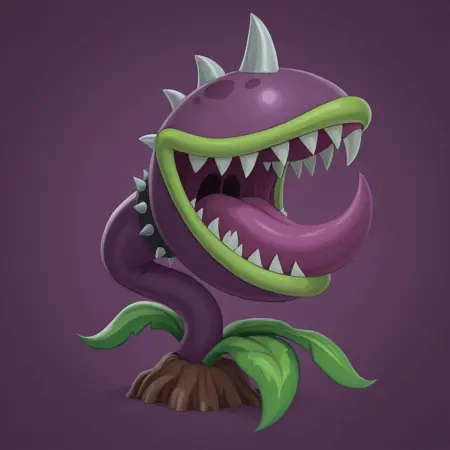 Birdo, Peashooter, Piranha Plant and Chomper - (The Blowjob Team)