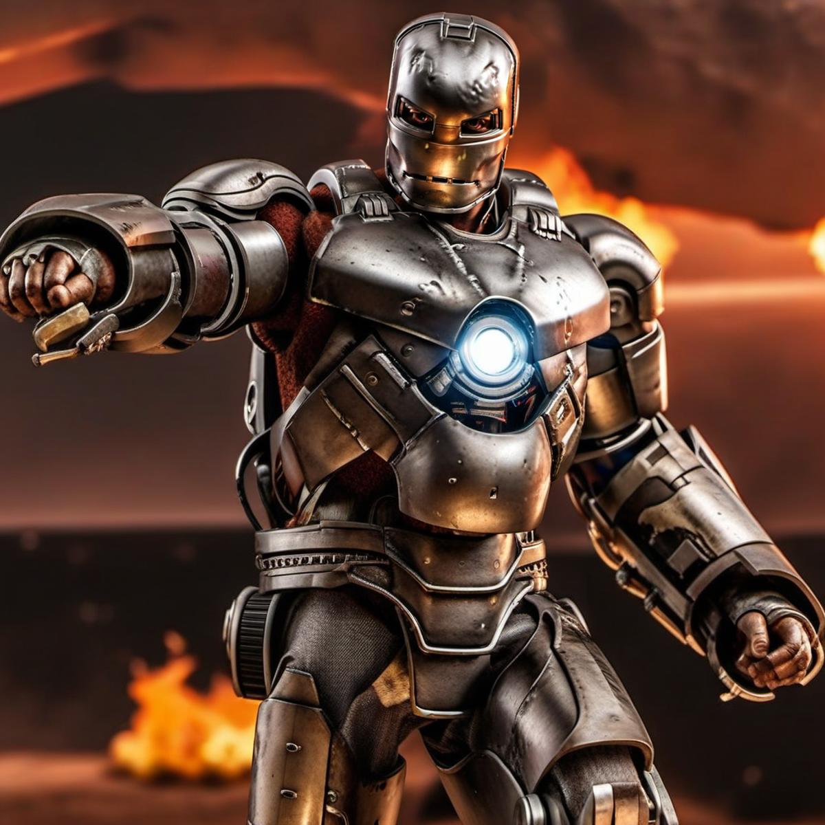 Mark I Iron Man Armor - SDXL image by PhotobAIt