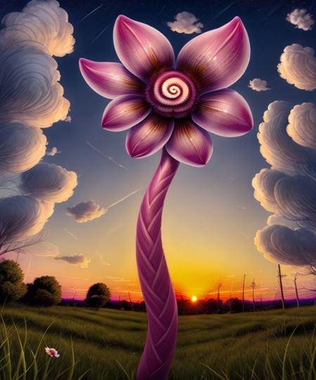 Spiral-cored flowers v1.0