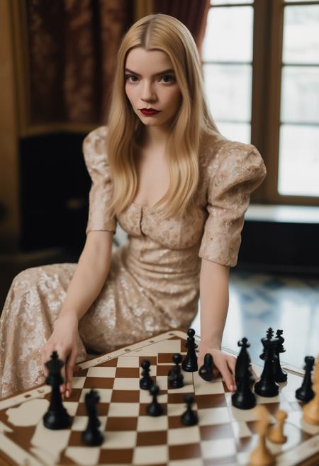 the game of chess, but it's a live action adaptation, Stable Diffusion