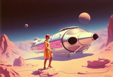Avant-garde , Robert T techno style , 1970s retro futurism