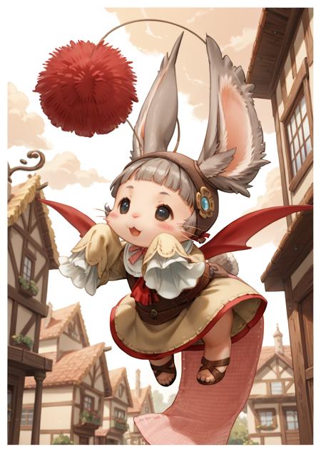 Gurdy (The chocobo rancher moogle from Final Fantasy XII) [Pony] V1