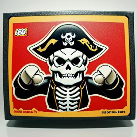 LEGO skeleton pirate.