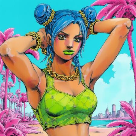 Flux LoRA Hirohiko Araki - JoJo's Bizarre Adventure v1.0