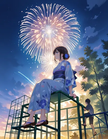 打上花火 、 花火大会 / Aerial Fireworks , Fireworks Festival