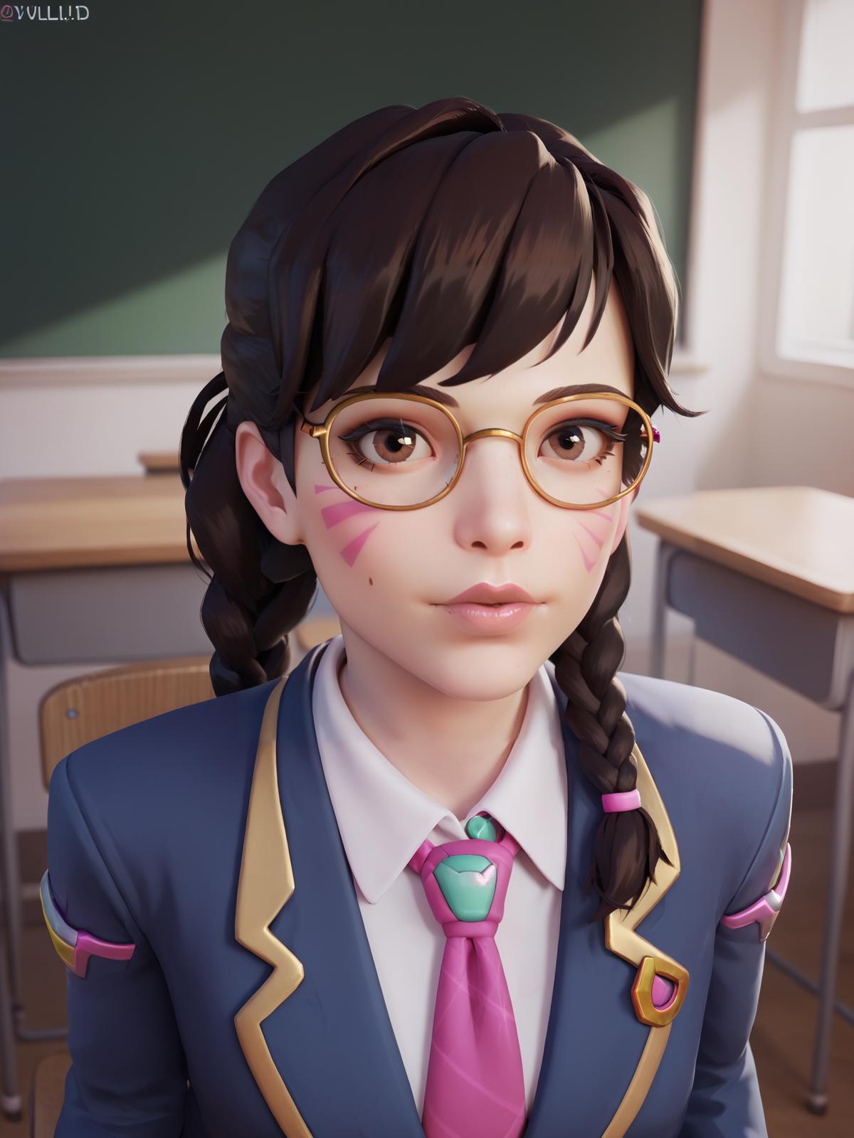 D.Va Academy Skin - v1.0 | Stable Diffusion LoRA | Civitai